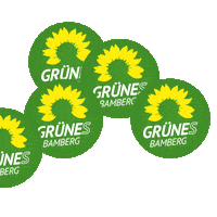 gruenes_bamberg new post logos neu gruene Sticker