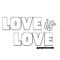 Love Is Love Rainbow Sticker by Experienceis