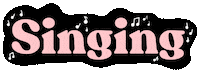 Drama Singing Sticker by Rosy Thompson Academy of Dance
