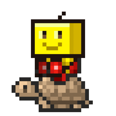 8Bit Turtle Sticker