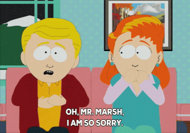 sorry oh no GIF by South Park 