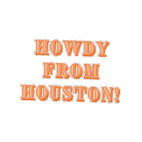 Houston Howdy Sticker by Evelyn Rubenstein Jewish Community Center