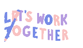 Work Create Sticker by Chantel Sanchez