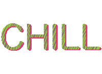 Chill Calm Down Sticker