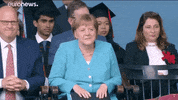 Angela Merkel Harvard GIF by euronews