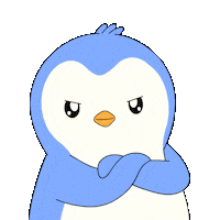 Angry Over It Sticker by Pudgy Penguins