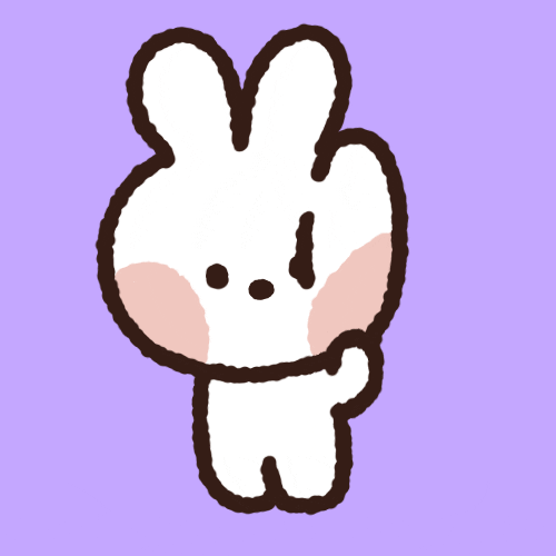 Bunny Love GIF by LINE FRIENDS
