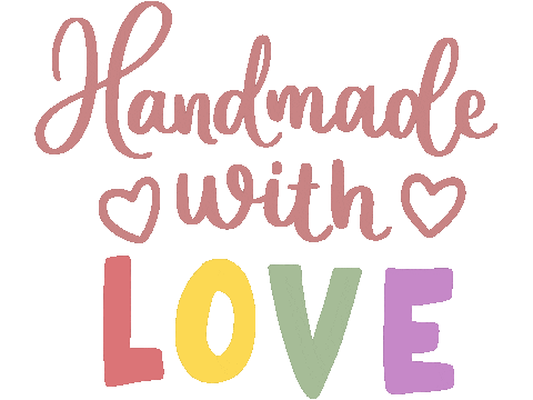 Hand Made Love Sticker