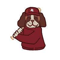 Baseball Go Saints Sticker by Aquinas College
