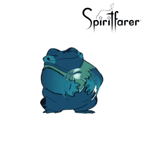 thunderlotusgames giphyupload frog belly spiritfarer GIF