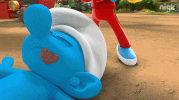 Smurfs Power Pose GIF by Nickelodeon