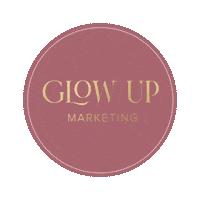 Gold Glow Sticker by glowupmarketing