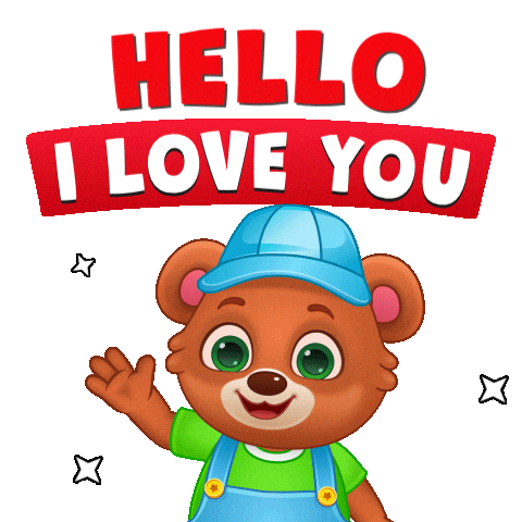 I Love You Surprise Sticker by Lucas and Friends by RV AppStudios