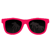 palm tree summer Sticker by Bikini Village