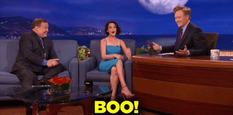 Jenny Slate Boo GIF by Team Coco