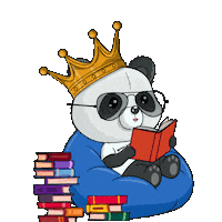Book Read Sticker by PandaPals