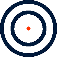 Arrow Target Sticker by AlphaSights