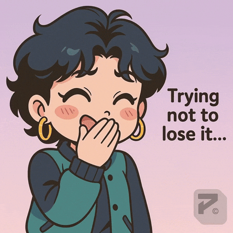 Hana Trying Not To Laugh GIF by Persona