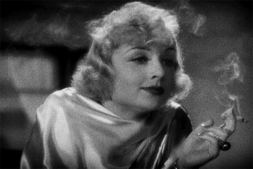 classic film smoking GIF