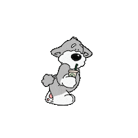 Dog Wink Sticker