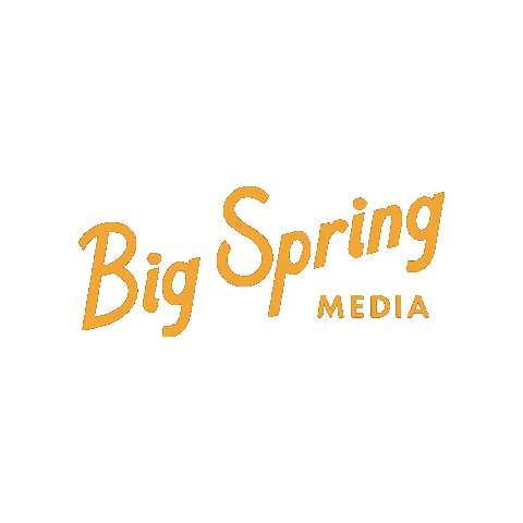 bigspringmedia giphygifmaker big spring media bsm gold Sticker