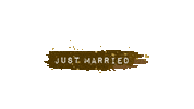 Vintage Marriage Sticker by vibagrafik