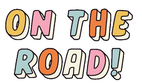 On The Road Trip Sticker by Nora Fikse