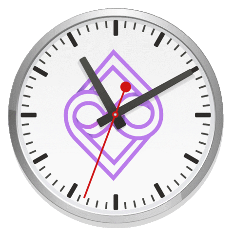 time clock Sticker by Aidana Akhmetzhan