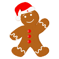 Waving Gingerbread Man Sticker by Fuego Church
