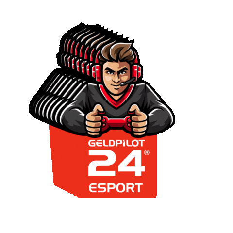 GELDPILOT24 giphygifmaker gaming esport versicherung Sticker