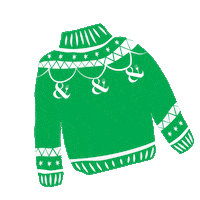 Winter Holiday Sweater Sticker by CRISP&GREEN