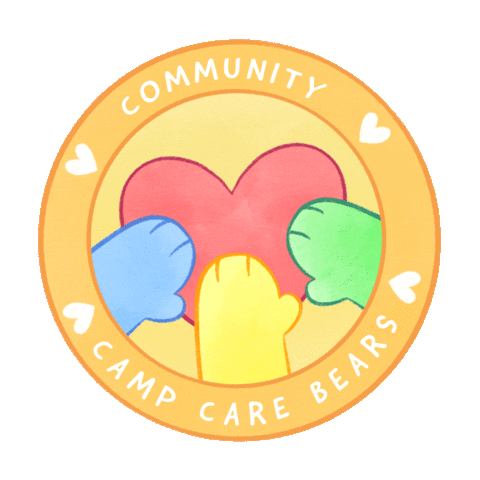 Community Camp Sticker by Care Bear Stare!