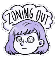 adhd_bri adhd zoning out adhdbri Sticker