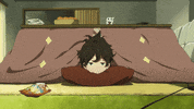 wake up bed hair GIF by Funimation