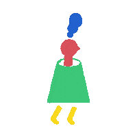 Skirt Jupe Sticker