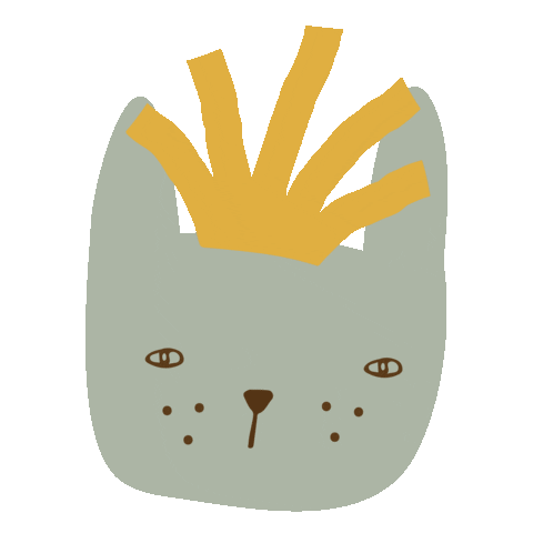 Cat Sticker by Graveto
