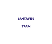 Santa Fe Train Sticker by Simply Social Media