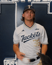 Georgia Tech Baseball GIF by Georgia Tech Yellow Jackets