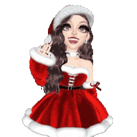 Cute Girl Natal Sticker by Bel Diniz