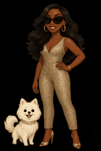 Luxury Glam GIF by Black Women Love Dogs
