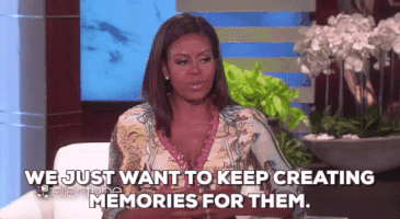 michelle obama we just want to keep creating memories for them GIF by Obama