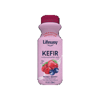 Pink Breakfast Sticker by Lifeway Foods