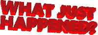 what just happened text Sticker