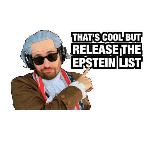 Epstein The List Sticker
