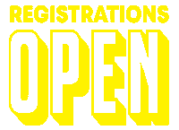 Register Flashing Text Sticker by UWA Little Athletics Club