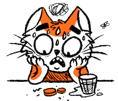 cat omg Sticker by shady