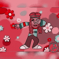 Flower Power Love GIF by The3Flamingos