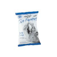 TwoFarmersCrisps handmade plasticfree crisps compostable Sticker