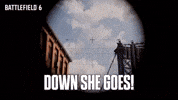 Down She Goes War Game GIF by Battlefield