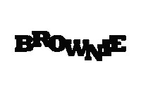 TheBrownies black text the brownie agency brownie twist twist chain Sticker